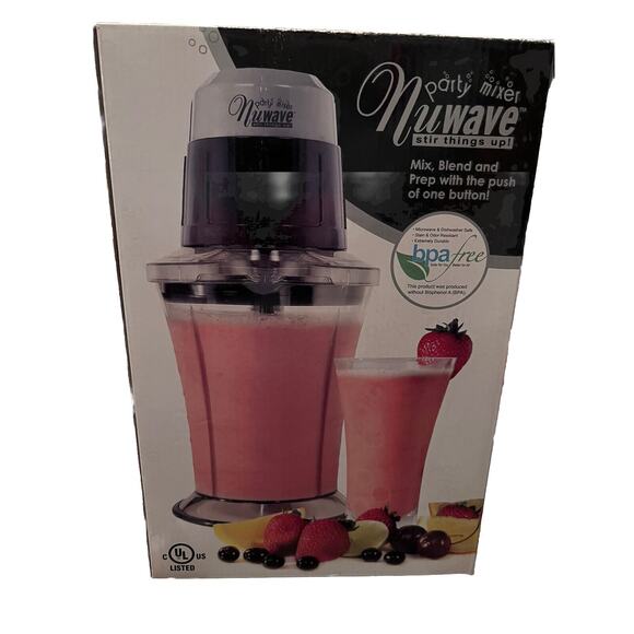 Nuwave Party Mixer 22191 Drink Mix Blend Prep Smoothies Dips & More. New In Box - Picture 1 of 6